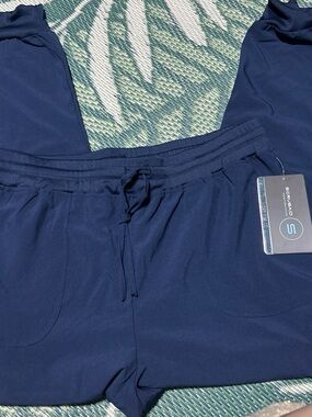 Scrubstar Navy Athletic Drawstring Shorts